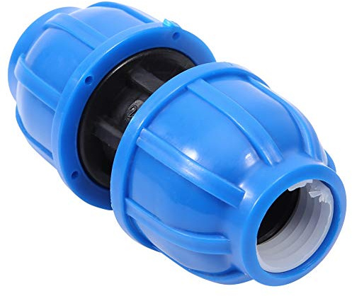 Conector de Tubería de Agua Recto de PE de 5 Piezas, Conector de Tubería de Agua de Plástico, Adaptador de Conexión de Tubería, Manguera de Agua de Jardín, Conector Rápido,