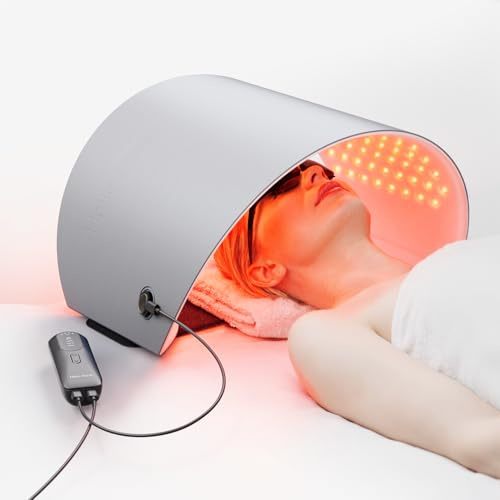 Hello Face Photon Terapia della Luce Rossa – Registrato FDA, Maschera LED con Tecnologia QuadChip™, 720 LED, Dispositivo PDT a Infrarossi per Cura Professionale di Viso e Corpo