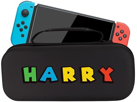 Varsany Personalised Carry Compatible with Nintendo Switch/OLED Case 3 – Travel Switch Cover, Accessories
