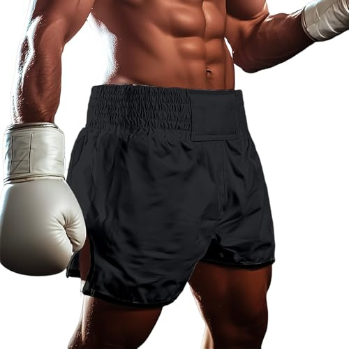 HGWOPGASD Short Muay Thai,Haute Qualité Boxe Thaï Short MMA Kick Boxing Compétition D'entraînement de Combat A01