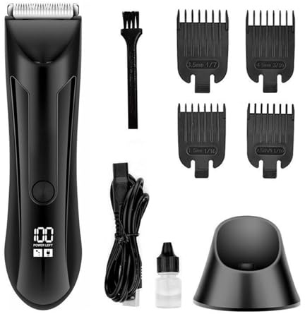 Huayeex Barttrimmer | Kabellose Haarschneider Rasierer - Rasurpflege Für Gesicht Körper Schnurrbart