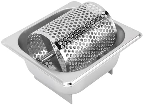 Luocute Rouleau épandeur de Beurre en Acier Inoxydable, Roue à Beurre de Grande capacité pour une Répartition Uniforme sur le Pain, avec Rouleau Amovible pour un Nettoyage Facile,