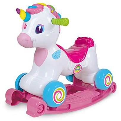 Clementoni - 52325 - Ma Licorne à Bascule (Français et Anglais) Multicolore