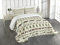 ABAKUHAUS Ethnisch Tagesdecke Set, Stammes-Azteken-Eingeborener, Set mit Kissenbezügen Sommerdecke, für Doppelbetten 264 x 220 cm, Beige und Braun