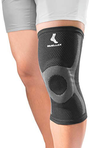 Mueller Premium Kniebandage mit Gelpolster Schwarz XXL