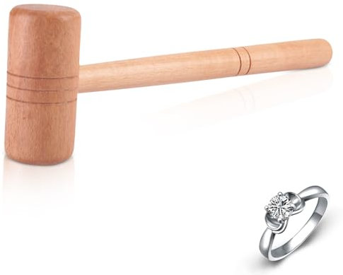 Mazo de madera, Martillo de madera de doble cara para reparación de joyas
