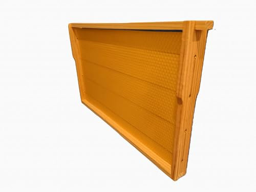 10 Stück Rähmchen Zander modifiziert mit Hoffmann Seiten, inkl. Mittelwand fertig eingebaut - DN - Bienenbedarf - Imkerbedarf - Wachs - Honig,