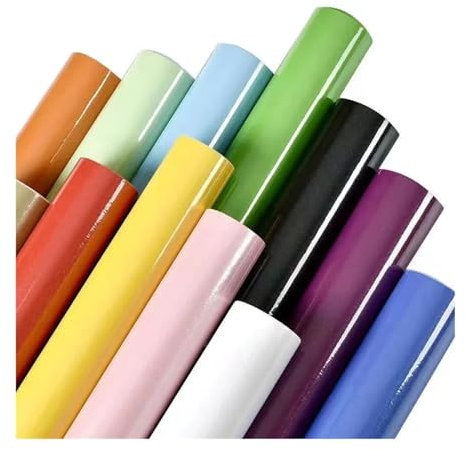 XLLZPX Kitchen Oil-Proof Film Old Cabinet Renovation Sticker Kitchen Stove Tabletop Oil Proof Film Self Adhesive Waterproof Solid Color Bright Paint Wallpaper(Champagne,5mx60cm)