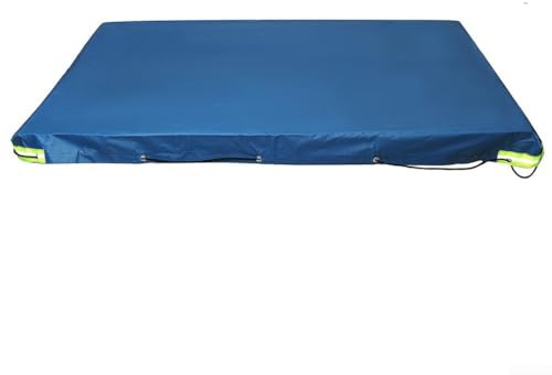 Lona de lona de 208 x 114 x 13 cm, tela Oxford resistente + PVC, impermeable, cubierta de remolque, lona (azul)