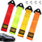 Tow Rope, 4 Pcs Tow Strap Racing Car Towing Strap High Strength Car Tow Rope Nylon Car Trailer Rope Universal Towing Belt for Car Front Rear Bumper 28X5cm