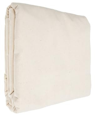 DONFAMDS Lona Protectora de Algodón 160x400 Cm para Suelos y Muebles, Funda Lavable Reutilizable para Pintura, Bricolaje y Protección contra Polvo y Manchas