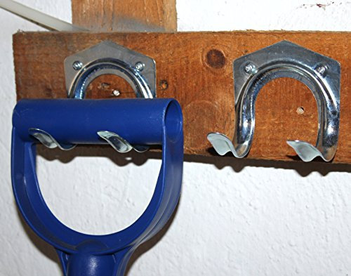 K&B Vertrieb Gerätehalter 10 x Besenhalter Wandhalterung Werkzeughalterung Werkzeughalter 317