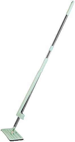 Sichler Haushaltsgeräte Bodenwischer: Boden-Wischer mit Abstreifer, 3-tlg. Stiel, 122 cm Länge, 2 Wischpads (Boden wischen Gerät, Bodenwischer mit Abstreifer, WC)