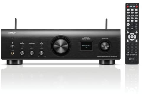 Denon PMA-900HNE Integrated Network HiFi Amplifier, Power Amplifier with Phono Equalizer, Analog Mode, Music Streaming via Wi-Fi, AirPlay 2, Bluetooth and HEOS Built-In, Roon Tested - Black