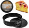 KARL HAUSMANN Moule a Charniere Rond - Ø 30 cm - Moule à Manqué Revêtement Antiadhésif - Moule a Gateau Rond Fond Amovible - Idéal pour Cheesecake et Génoise - Moulle de Cuisson Pâtisserie
