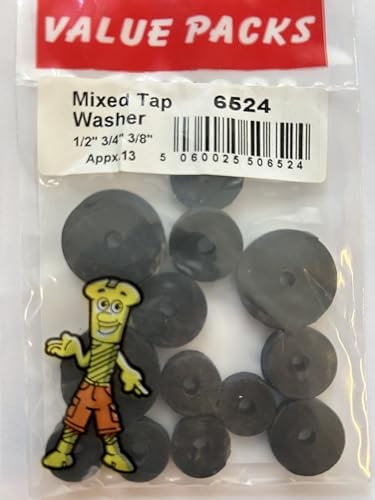 Value Packs 13 Mixed Assorted Tap Washers