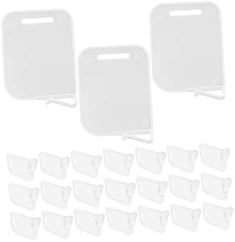 Homoyoyo 40pcs Multi-function Fridge Dividers Convenient Plastic Refrigerator Separators for Organized Storage Compatible Side Door Freezer