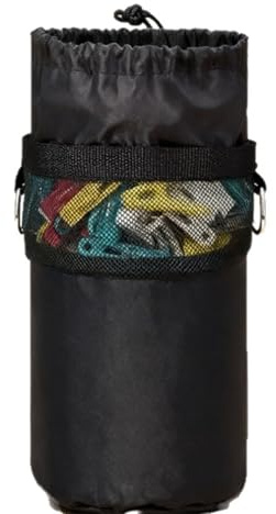 sitengjun Bolsa para Pinzas,Cesta para Pinzas De Ropa,Bolsa para Pinzas con Cordón,Tiene Capacidad para Entre 200 y 300 Pinzas, con un Volumen aproximado de 4 litros; Color Negro