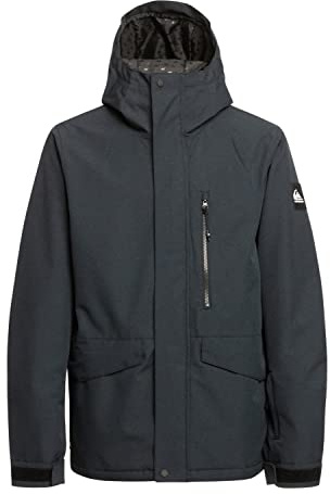 Quiksilver Homme Mission Solid Jk Jacket, True Black, XS EU