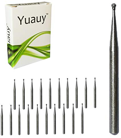 Yuauy 20 pcs Diamond Engraving Tip Bit Carve Head for Replacing Tip Electric Micro Engraver Pen Carve Engraving Tool Replacement