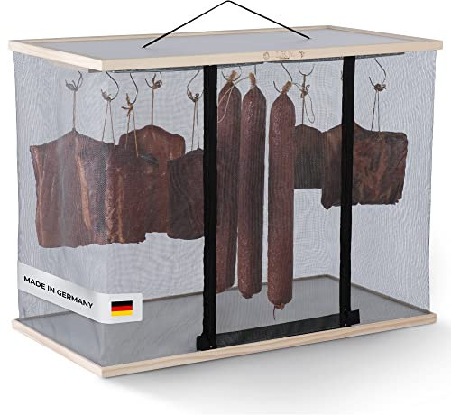 L.E.W. Armoire de maturation pour viandes et saucisses, poissons et bœuf séché | Armoire de séchage | Idéal pour faire vos propres saucisses (Modèle 2/71 x 35 x 50 cm)