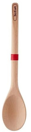 TEFAL Cuillere Ingenio - Bois hetre et silicone platinium - 32 cm