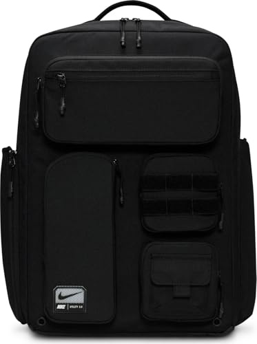 Nike Utility Elite Backpack - 2.0, Black/White, FN4173-010, MISC, Black/Black/White, standard size, Sportswear