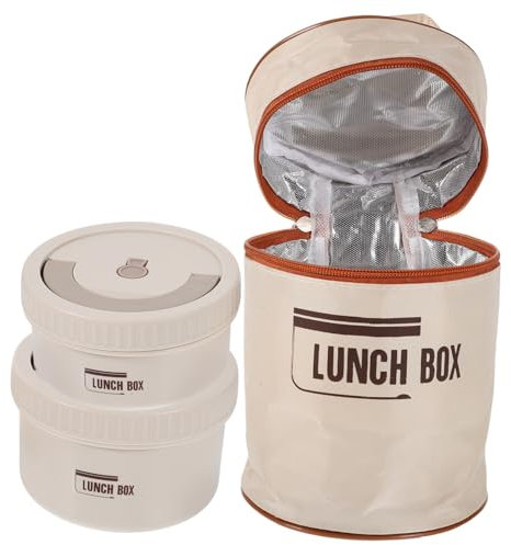 FUNOMOCYA 1 Set Ciotole Termiche per Zuppa e Ramen Inossidabile Pratiche e Riutilizzabili con Design Ergonomico Pranzo da Asporto