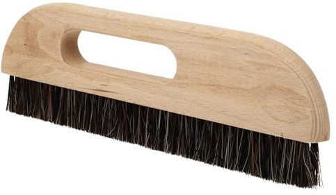 BAZEITFLOW Cepillo Grande para Papel Pintado Cerdas de Haya Resistentes al Calor Mango de Madera Ergonómico Cepillo Alisador para Instalación de Paredes Uso Seco y Húmedo Herramienta de