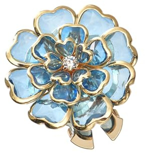 Cubiertas de botones con forma floral con diamantes de imitación para blusas, vestidos de noche, decoración de joyas, blusas, fundas de botones, One Size, como se describe, como se describe