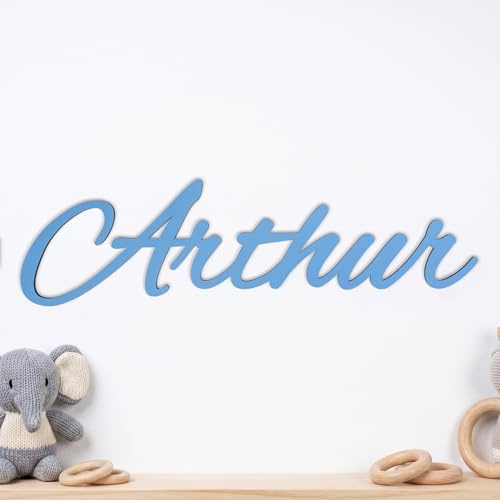 Personalised Kids Bedroom Name Sign – Custom Wooden Nursery Wall Decor, Baby Name Plaque, Children’s Room Door Sign, Handmade Wall Art, Wooden Gift for Boy Girl