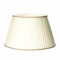 Ersatz Lampenschirm 45cm Stoffschirm mit Aufnahme oben 12mm Schirm Stoffschirm creme mit Borte