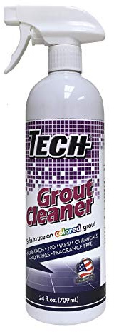 TECH Grout Cleaner - Ready To Use Grout Cleaner Spray for Tiles, Floors and Walls with No Harsh Chemical (24 Oz)