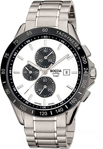 Boccia HerrenArmbanduhr Chronograph Quarz Titan 3751-03