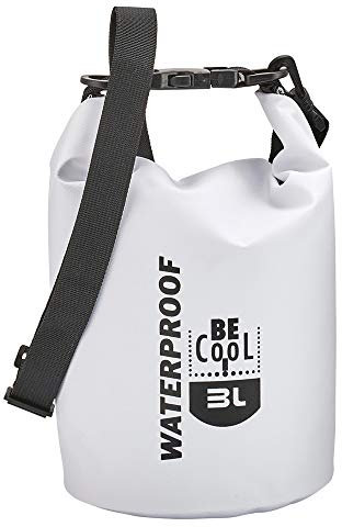 Be Cool T-136 Kühltasche, Kühlbox, Weiß, Durchmesser 17 x 30 cm, 3 Liter, Farbe Weiß, wasserdicht und resistent gegen Wind und Sand, Verwendung für Meer – Boot, PVC und isolierend EPE