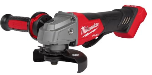 Milwaukee 2880-20 M18 Fuel Brushless Lithium-Ion 4-1/2 in. / 5 in. Cordless Small Angle Grinder with No-Lock Paddle Switch (Tool Only)