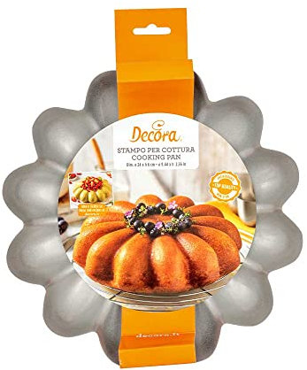 Decora 0075040 STAMPO FIORE Ø 24 X 6 H CM ANTIADERENTE