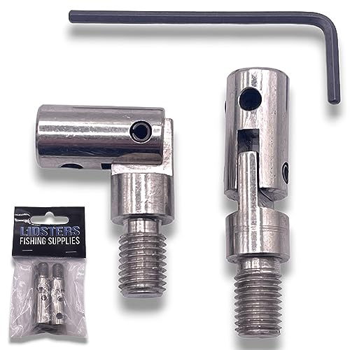 LFS Regenschirme aus Messing, für Sturmstangen, Karpfenangeln, 2 Stück