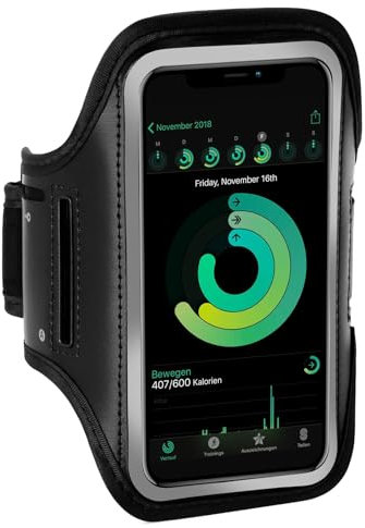 ONEFLOW Workout Case para Redmi 13C / Poco C65 Brazalete Deportivo para Correr con Ventana Touch, Brazalete Móvil para Deportes y Exteriores, Soporte Móvil para el Brazo, Bolsa para Correr Jogging