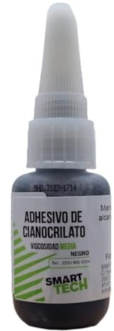 Cianocrilato Color Negro Pegamento instantaneo Pegamento para plastico Extrafuerte Pegamento rapido Maquetas Adhesivo Textil Cuero Caucho Porcelana