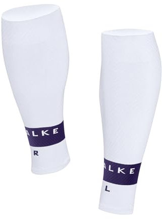 FALKE dam Kompressionsärmar RU Compression Tube W Tb funktionellt garn andas snabbtorkande 1 par, Vit White 2008 - Omkrets vader W2, CALF 2