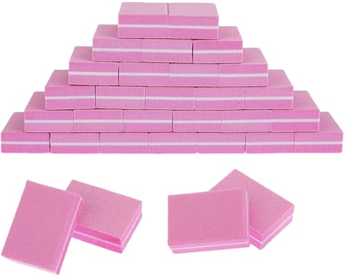 Heyumybit Mini Nagelpufferblöcke,50 Stück Buffer Schleifblöcke,Buffer für Nägel Polierblock,Nagelpolierblock Maniküre-Werkzeuge für den Salongebrauch
