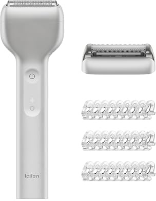 Laifen T1 Pro Rasoio Elettrico, Regolabarba Uomo con Motori ad Alta Velocità Proprietari, 12.000 tagli/min, 3 Trimmer per peli lunghi, Durata della Batteria di 120 Minuti, Impermeabilità IPX7