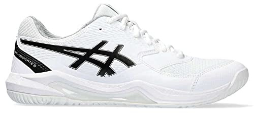 Asics Homme Gel-Dedicate 8, White Black, 48 EU