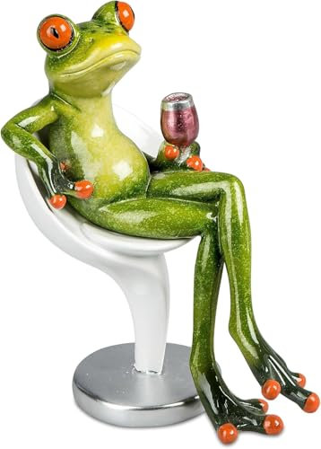 formano lustige Frösche, Sammlerfigur,Froschhausen (Hocker)