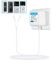 24V Doorbell Transformer Compatible with Ring Doorbell,Video Doorbell,Nest, Ecobee, Sensi and Honeywell Thermostats,24V 500MA AC Transformer (16.4FT White 12.0, Watts