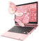 11,6'' Ordinateur Portable Tactile Pliable à 360°, Laptop Celeron N4020, 6Go RAM 128Go SSD, WiFi (2,4G/5G), 1366 x 768 IPS, Bluetooth, Webcam, PC Portable sur mesure pour les professionnels - Rose