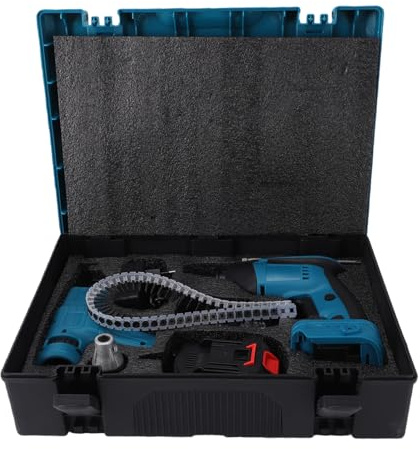 Garosa Pistola Avvitatrice per Cartongesso Senza Fili, Cacciavite Elettrico con Batteria da 4000 MAh e 300 Viti, Meccanismo di Regolazione Rapida per L'installazione del Cartongesso e