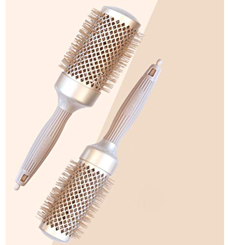 KJHBV 1pezzi Pettine Arricciacapelli in Alluminio Professionale per Salone e Domestico Ergonomico Resistente e Districante Delicato per Capelli Ricci e Nodosi
