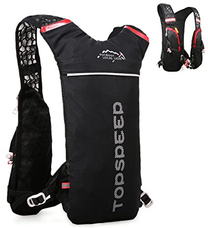 Lixada Trinkrucksack, Trinkrucksack, leicht, 5 l, großes Fassungsvermögen, Reitrucksack für Laufen, Reiten, Joggen